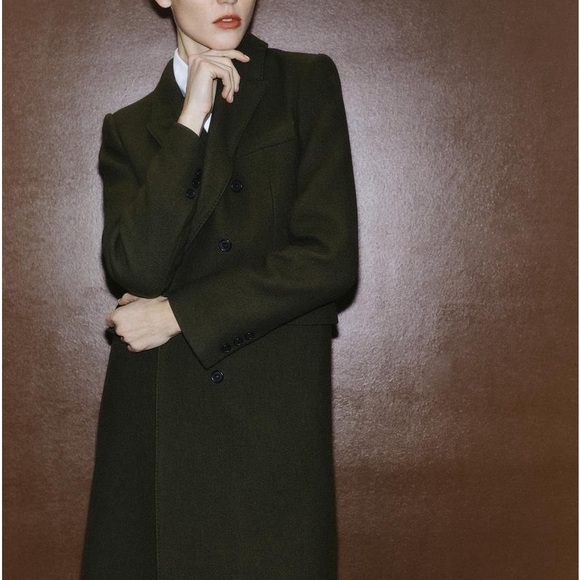 🆕 2024 ZARA WOOL MANTECO COAT - Picture 4 of 16